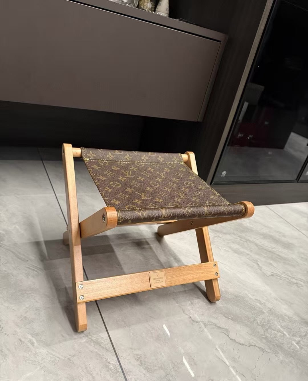 CUSTOM LV BARBECUE STOOL