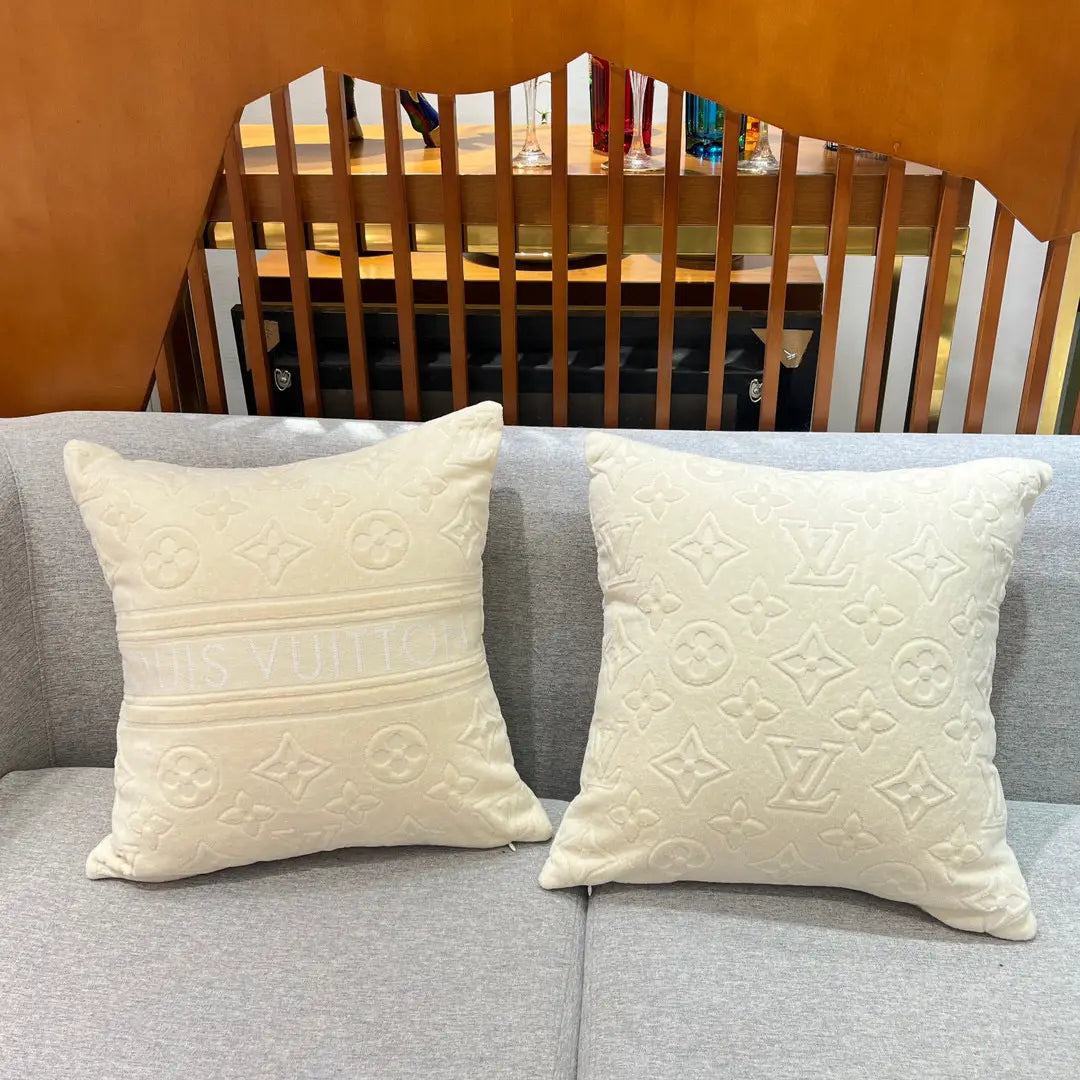 CUSTOM LV BEACH PILLOW