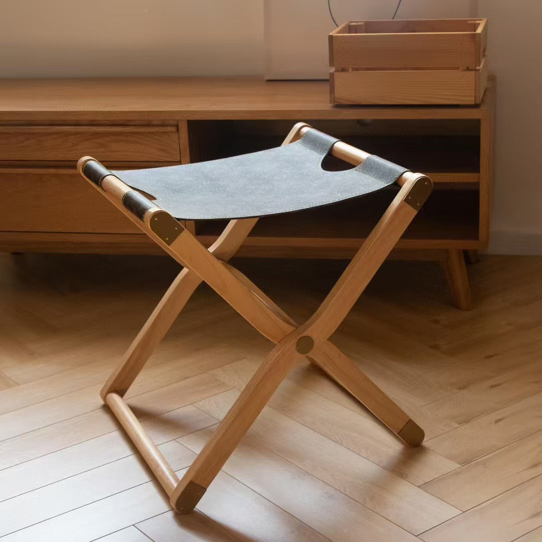 CUSTOM LV LEATHER PIPPA STOOL
