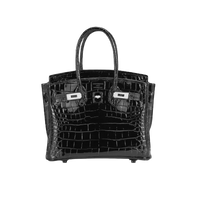 BLACK BIRKIN BAG FLOWER VASE