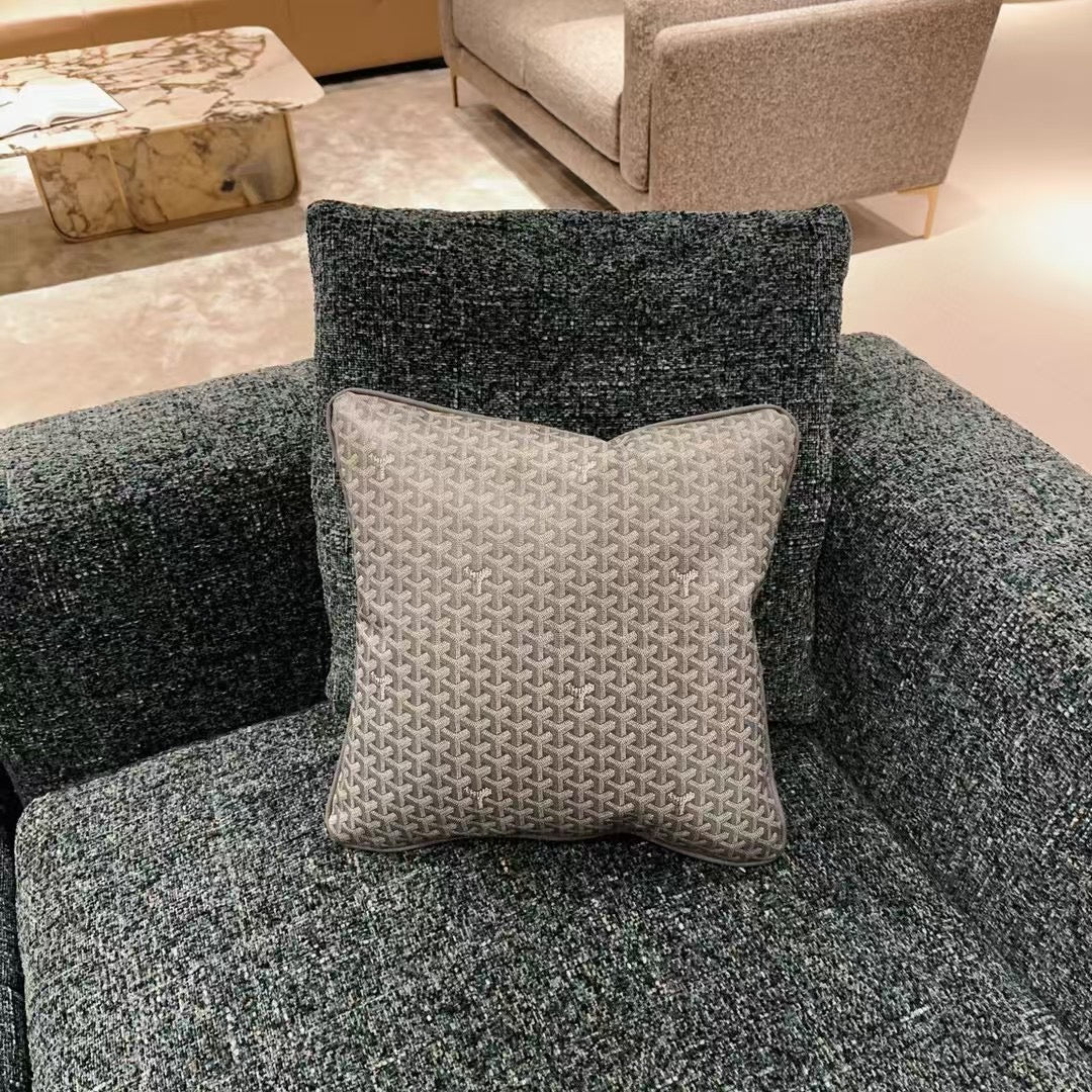 GOYARD THROW PILLOW