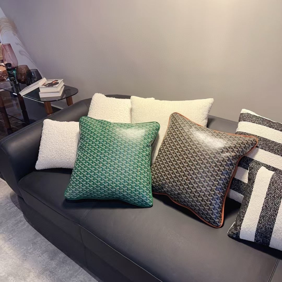 GOYARD THROW PILLOW