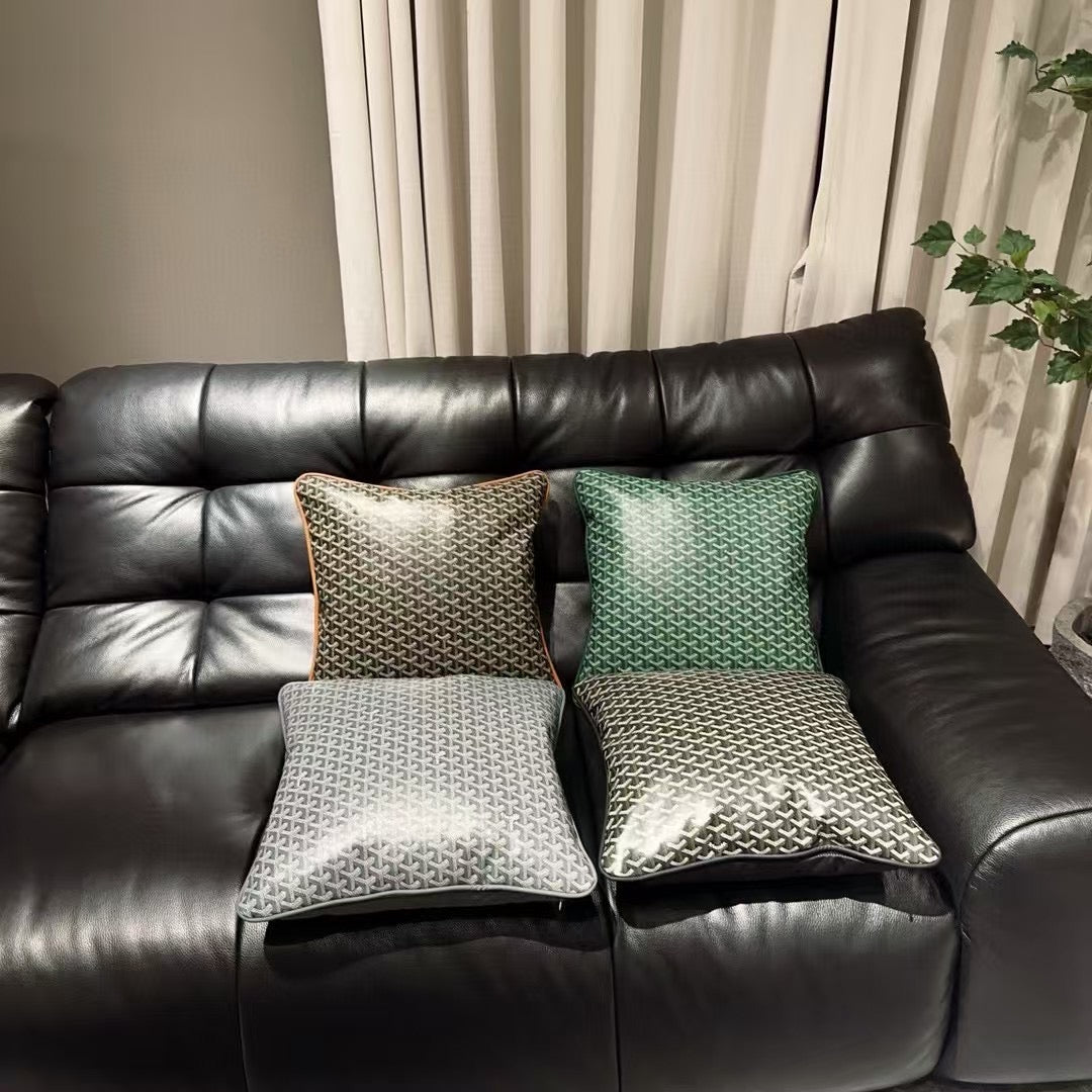 GOYARD THROW PILLOW