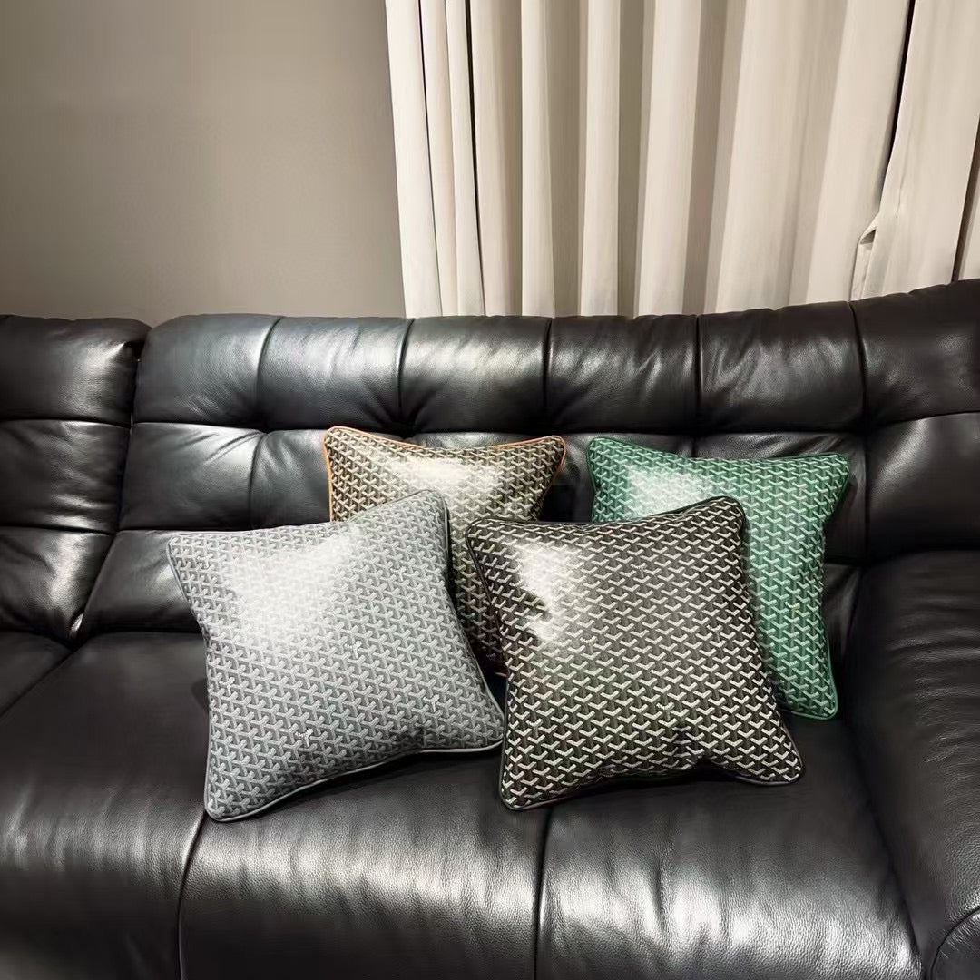 GOYARD THROW PILLOW