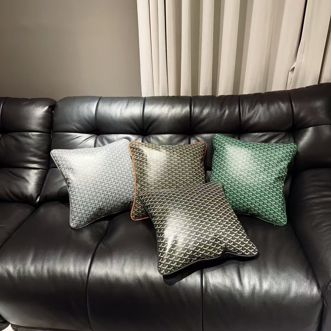 GOYARD THROW PILLOW