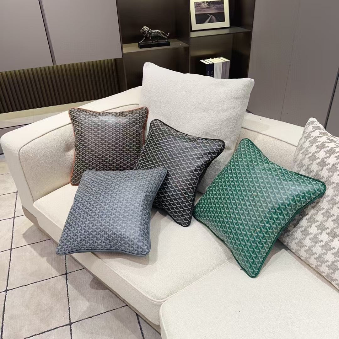 GOYARD THROW PILLOW