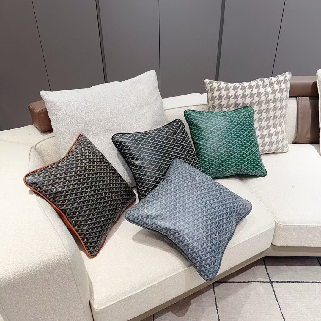 GOYARD THROW PILLOW