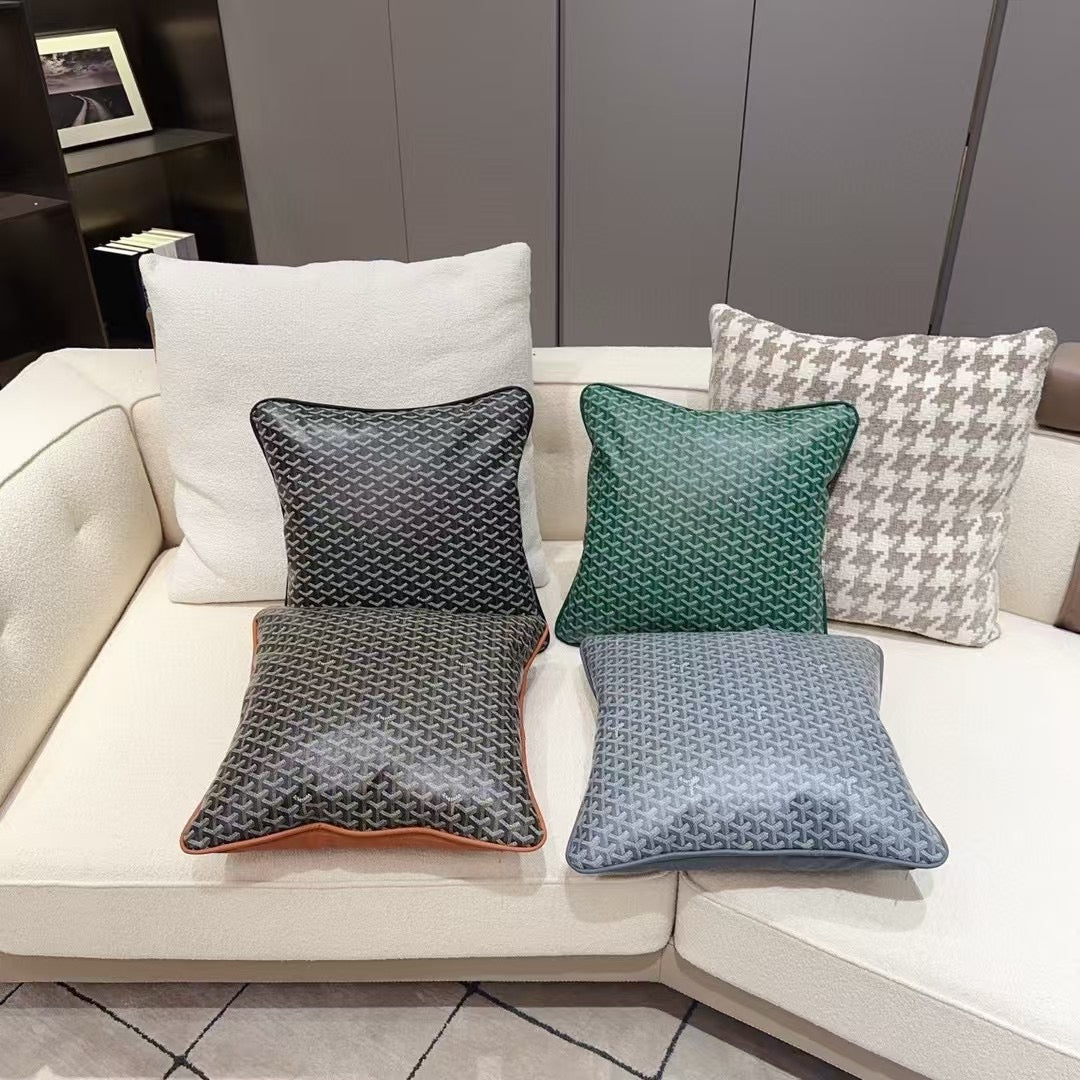 GOYARD THROW PILLOW