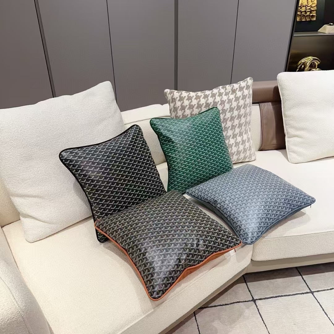 GOYARD THROW PILLOW