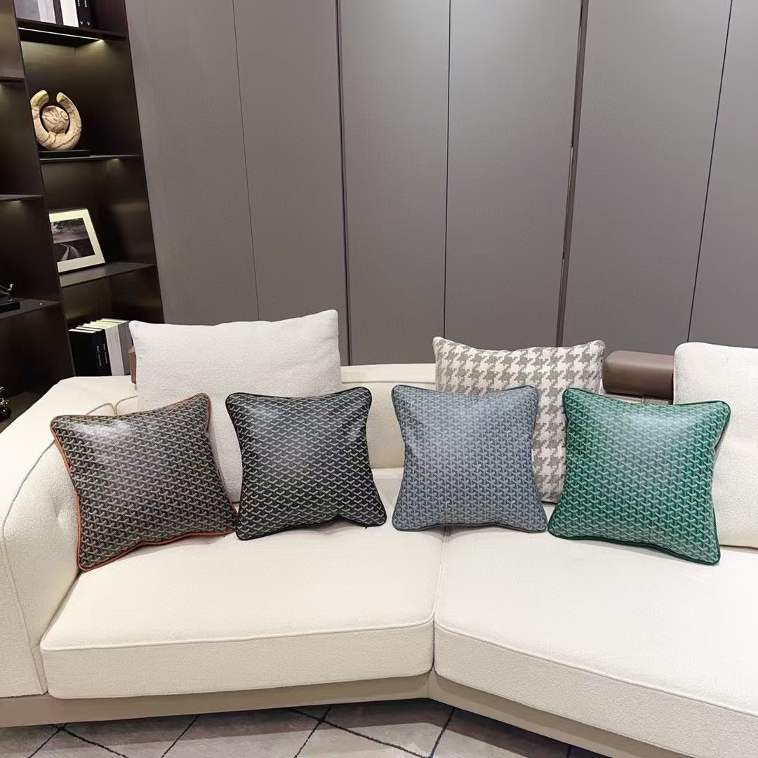 GOYARD THROW PILLOW