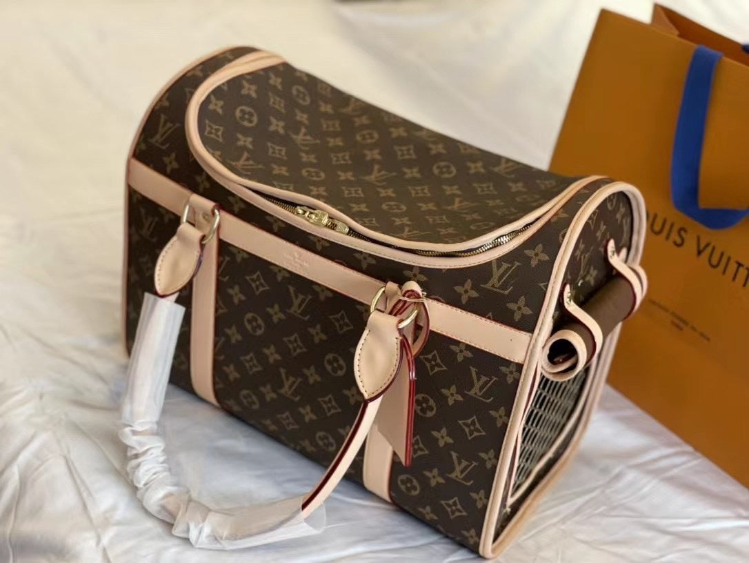 CUSTOM LV PET BAG