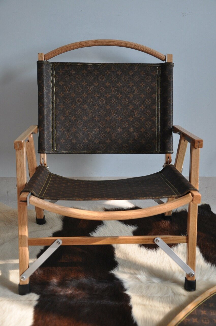 CUSTOM LV FOLDING CHAIR