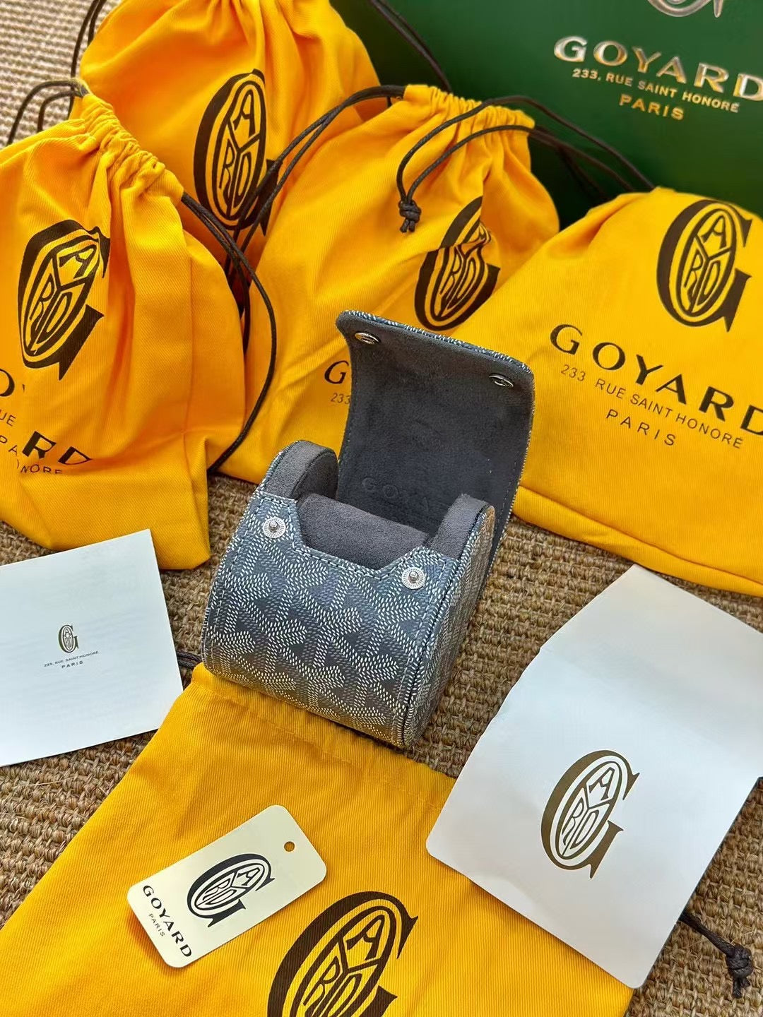 CUSTOM GOYARD WATCH TRAVEL CASE (INDIVIDUAL)