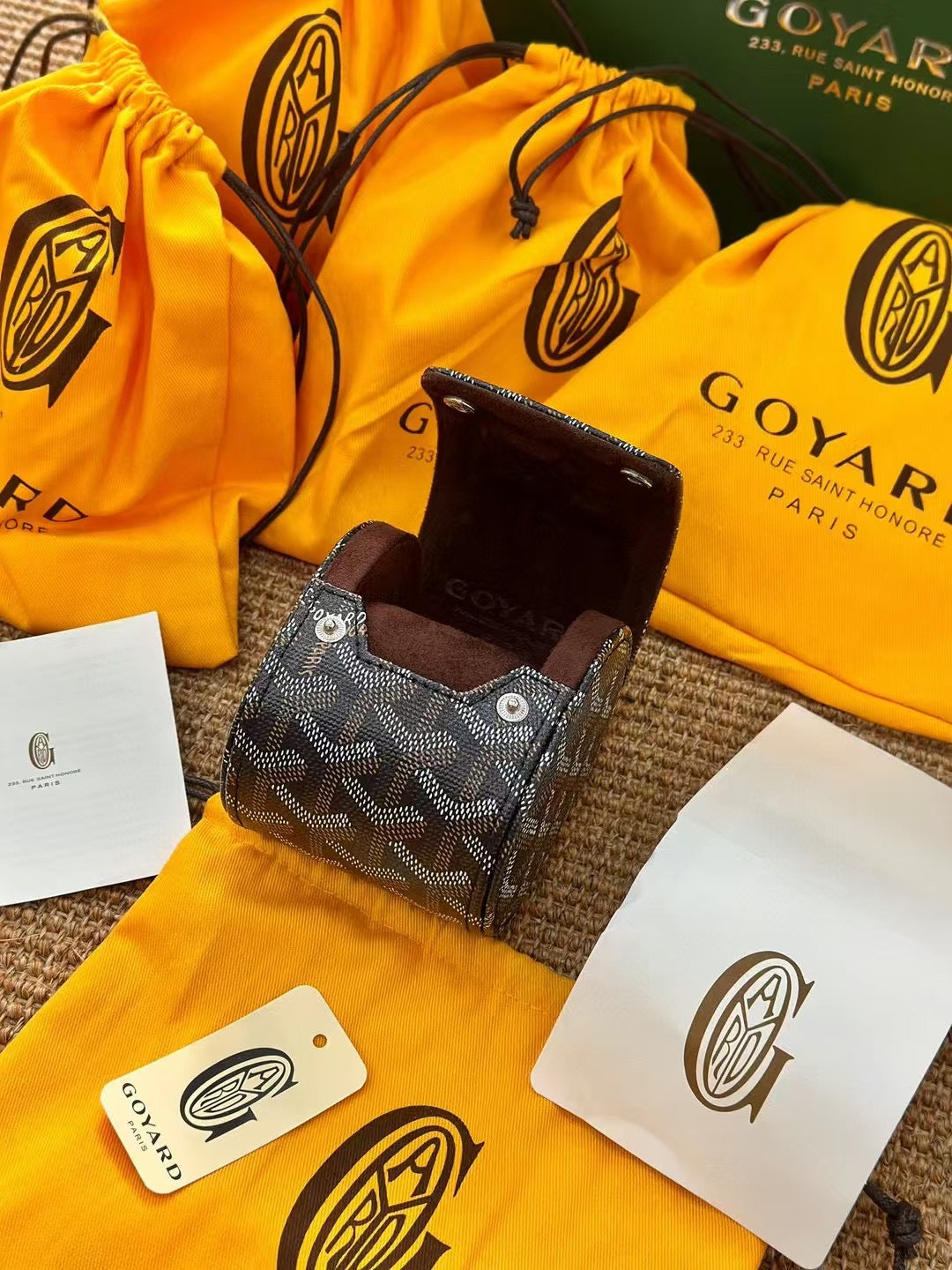 CUSTOM GOYARD WATCH TRAVEL CASE (INDIVIDUAL)
