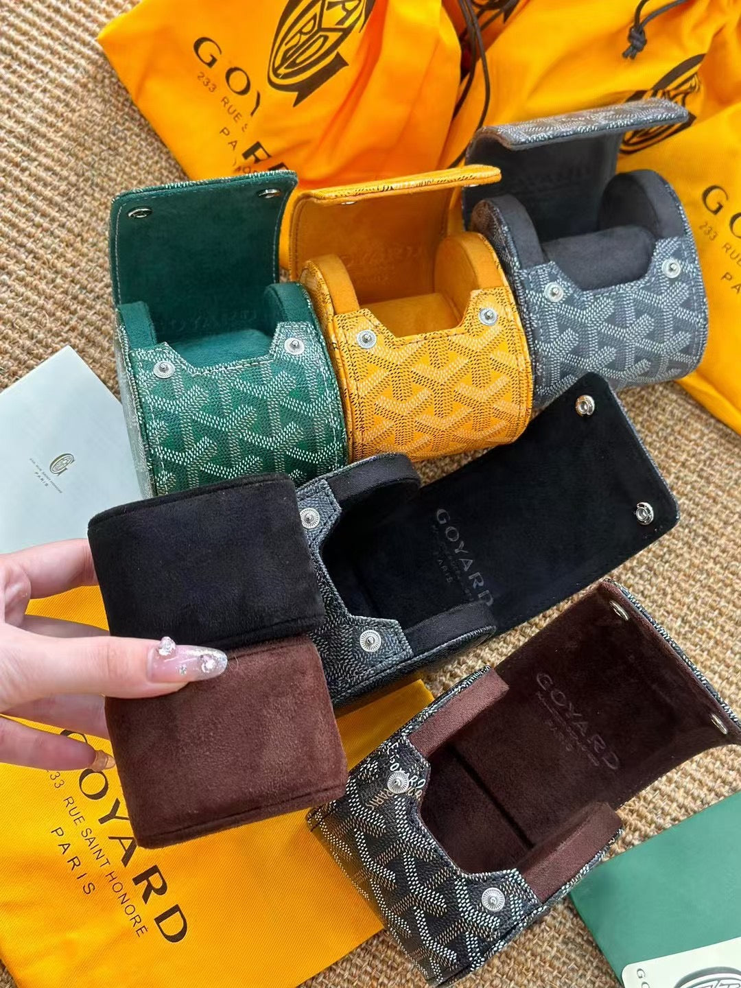 CUSTOM GOYARD WATCH TRAVEL CASE (INDIVIDUAL)