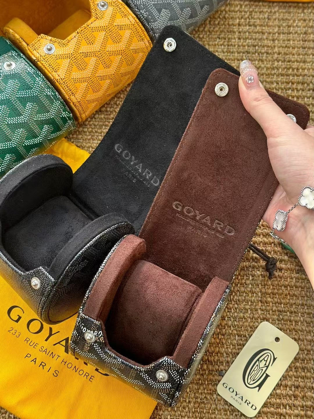 CUSTOM GOYARD WATCH TRAVEL CASE (INDIVIDUAL)