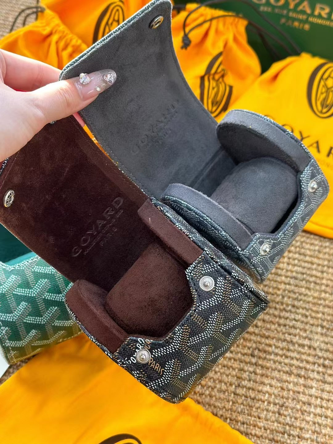 CUSTOM GOYARD WATCH TRAVEL CASE (INDIVIDUAL)