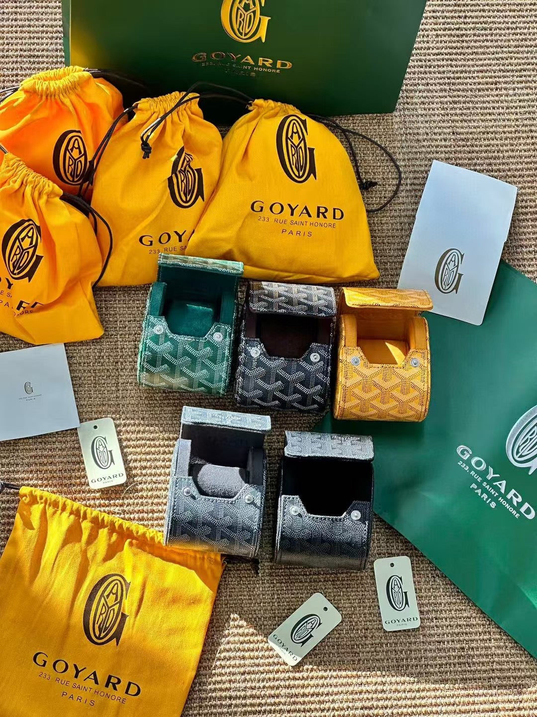 CUSTOM GOYARD WATCH TRAVEL CASE (INDIVIDUAL)