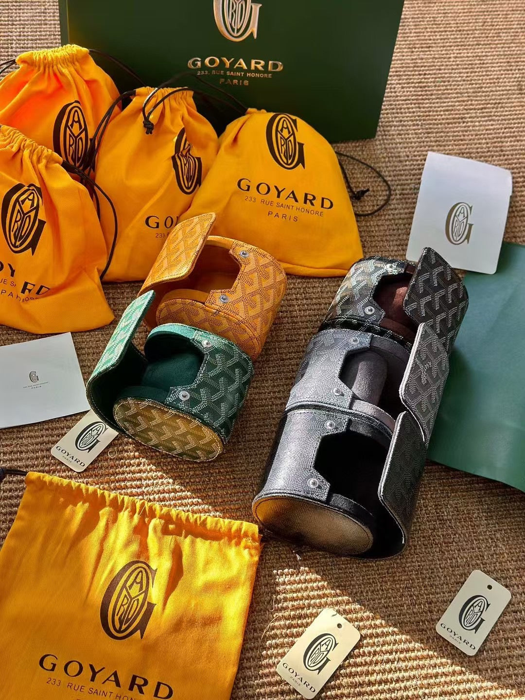 CUSTOM GOYARD WATCH TRAVEL CASE (INDIVIDUAL)