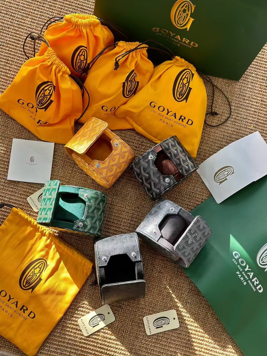 CUSTOM GOYARD WATCH TRAVEL CASE (INDIVIDUAL)