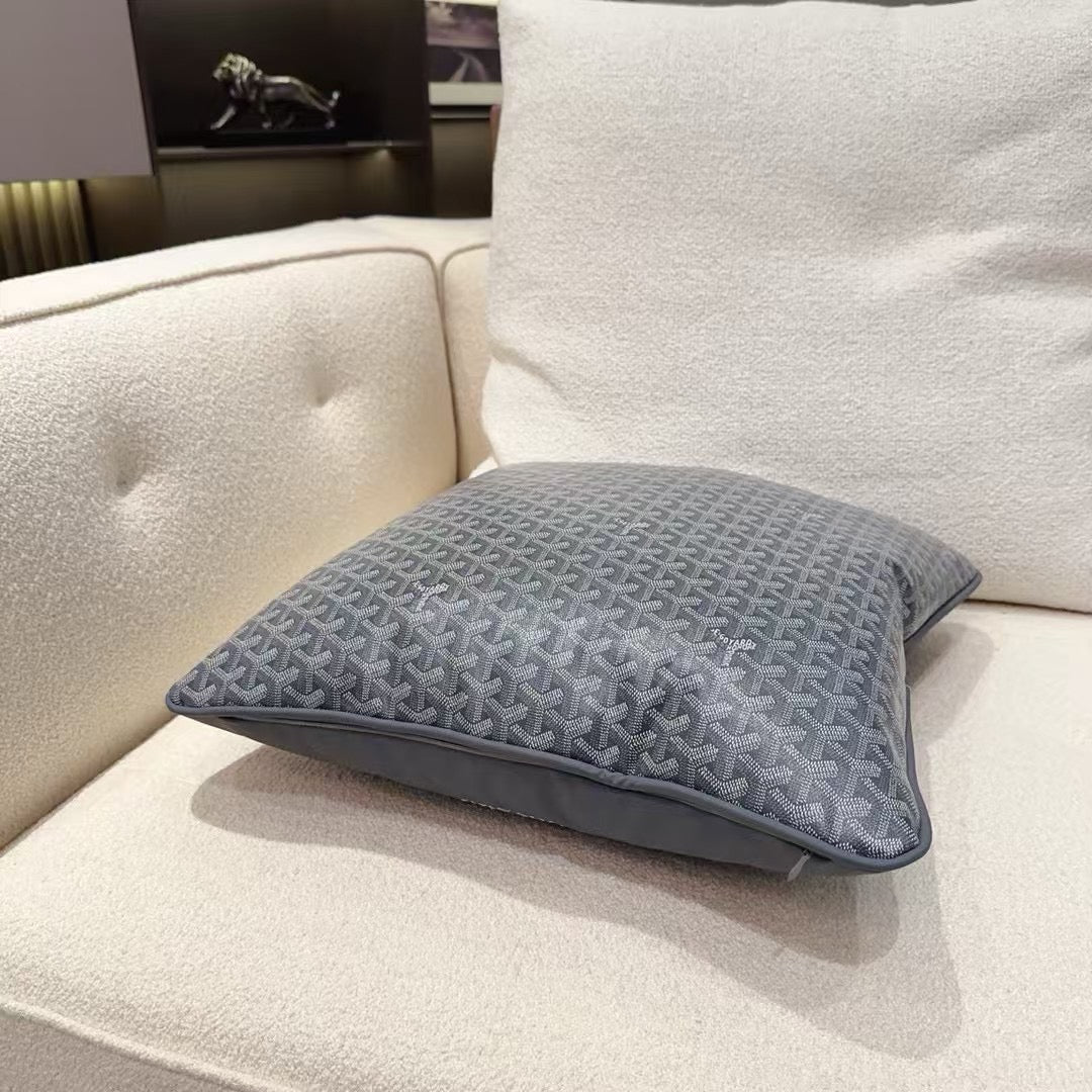 GOYARD THROW PILLOW