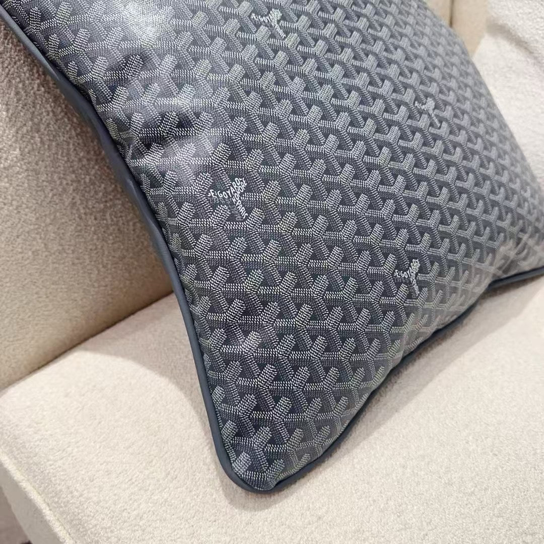 GOYARD THROW PILLOW