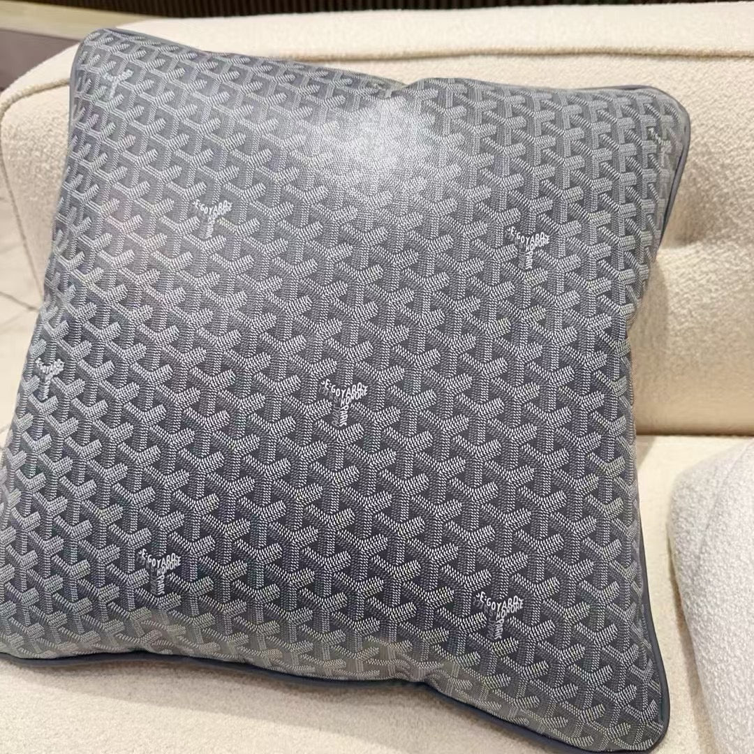 GOYARD THROW PILLOW