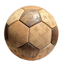 CUSTOM LV SOCCER BALL DISPLAY