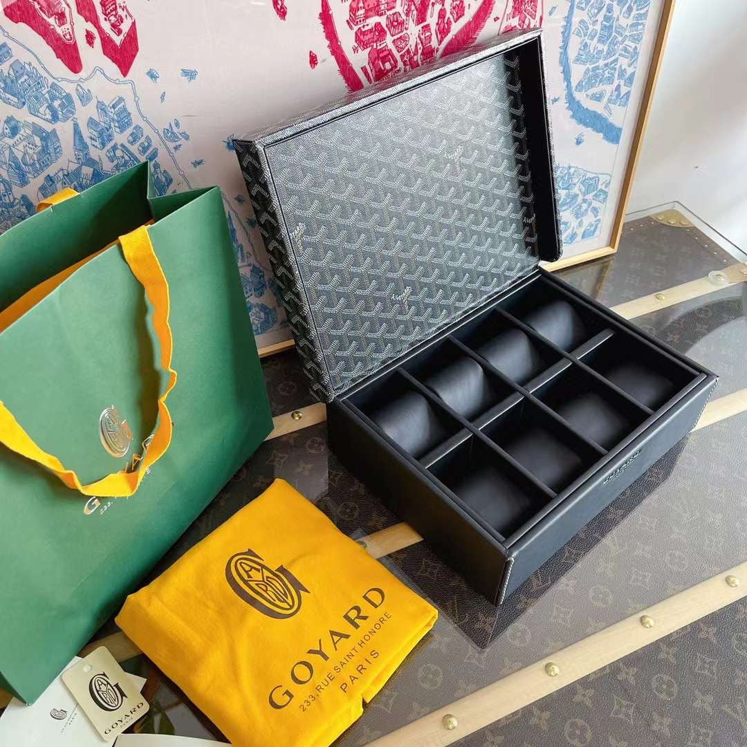 CUSTOM GOYARD 8 WATCH BOX