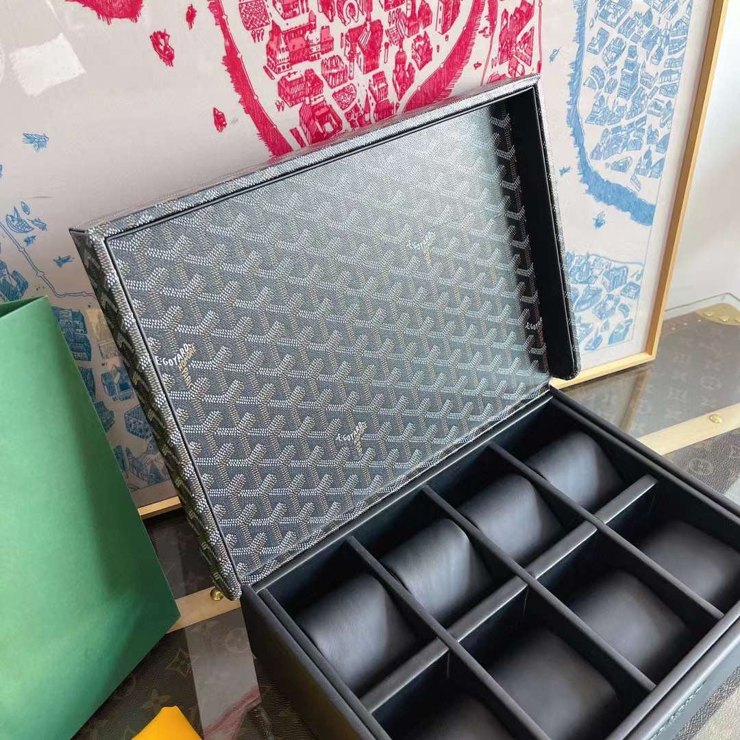 CUSTOM GOYARD 8 WATCH BOX