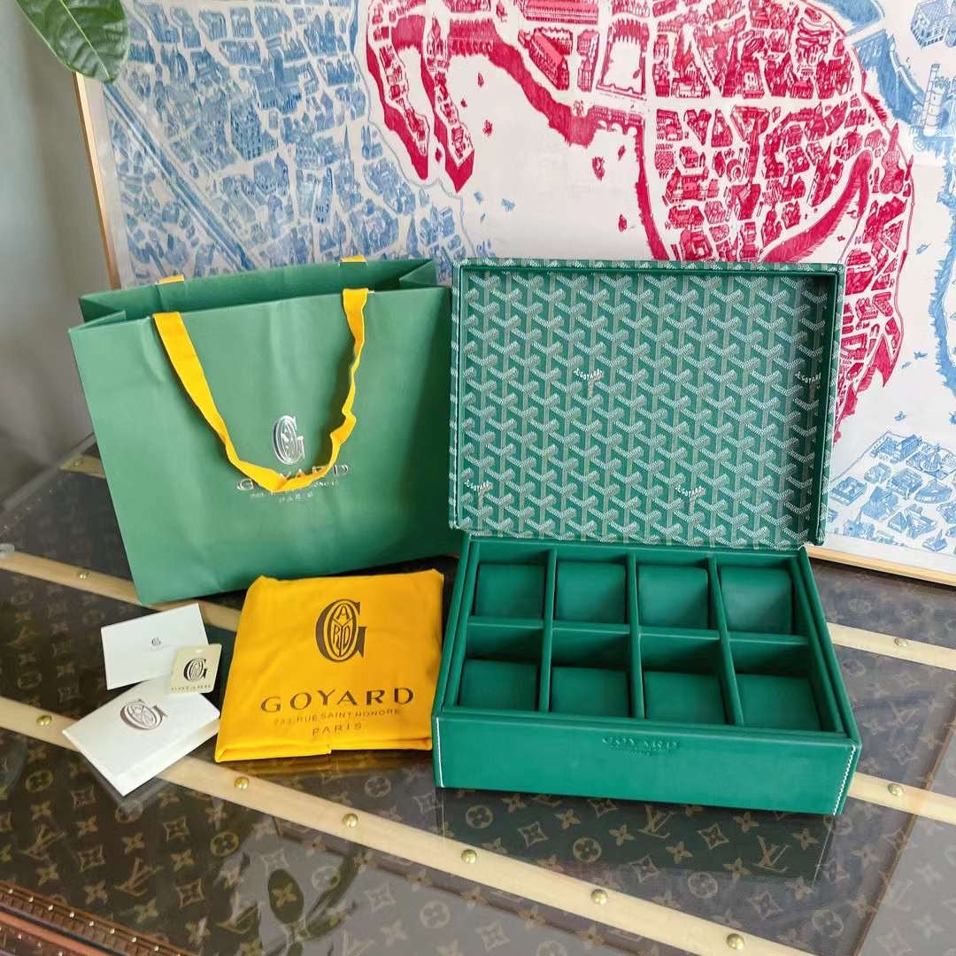 CUSTOM GOYARD 8 WATCH BOX