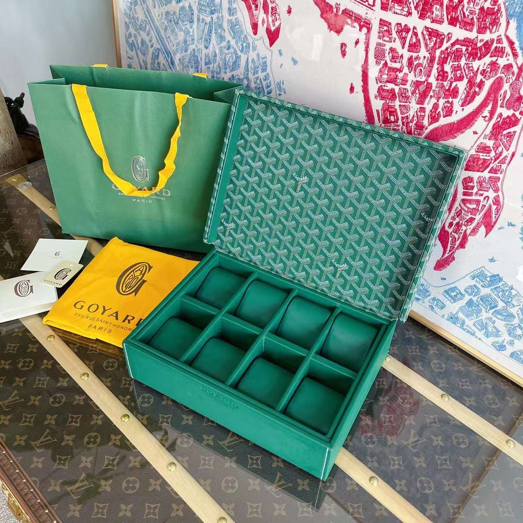 CUSTOM GOYARD 8 WATCH BOX