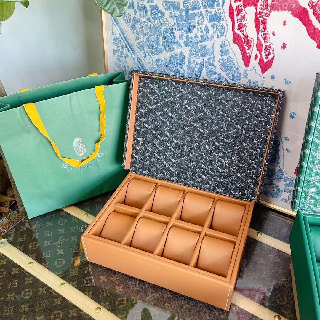 CUSTOM GOYARD 8 WATCH BOX