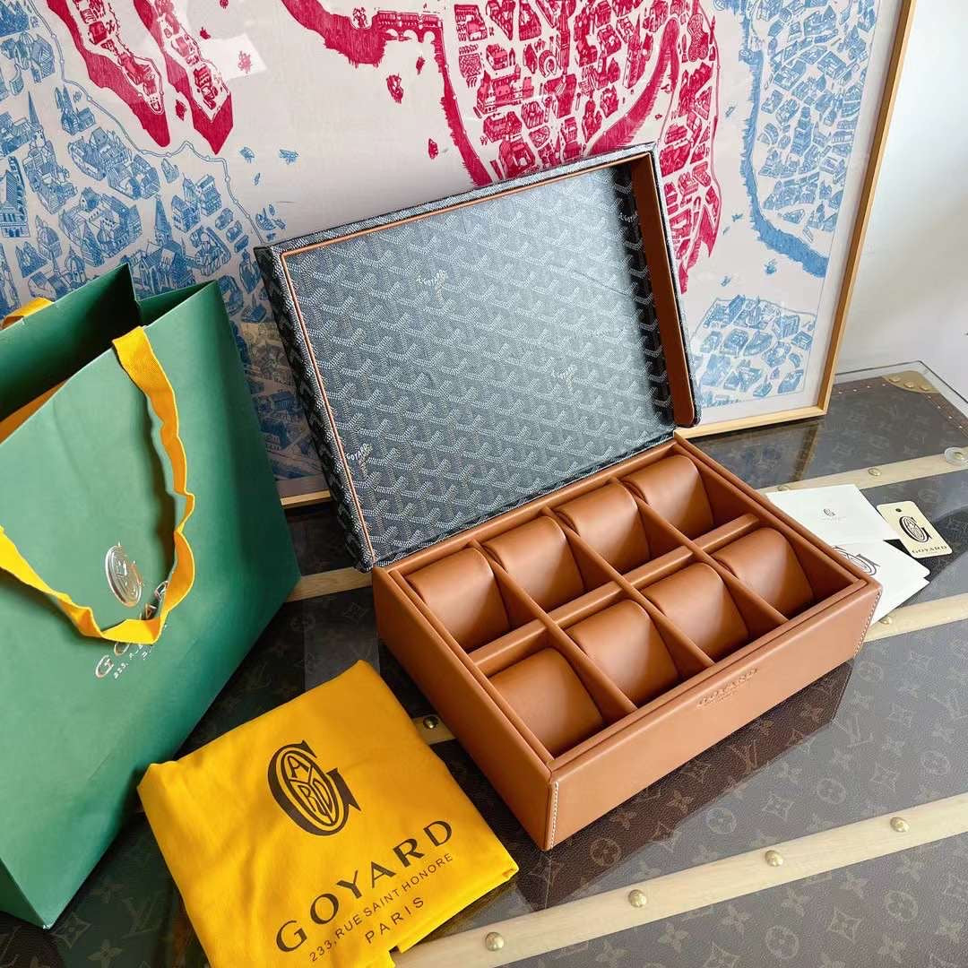 CUSTOM GOYARD 8 WATCH BOX