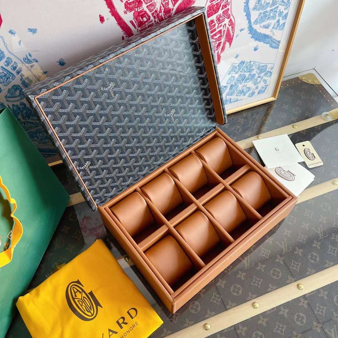 CUSTOM GOYARD 8 WATCH BOX