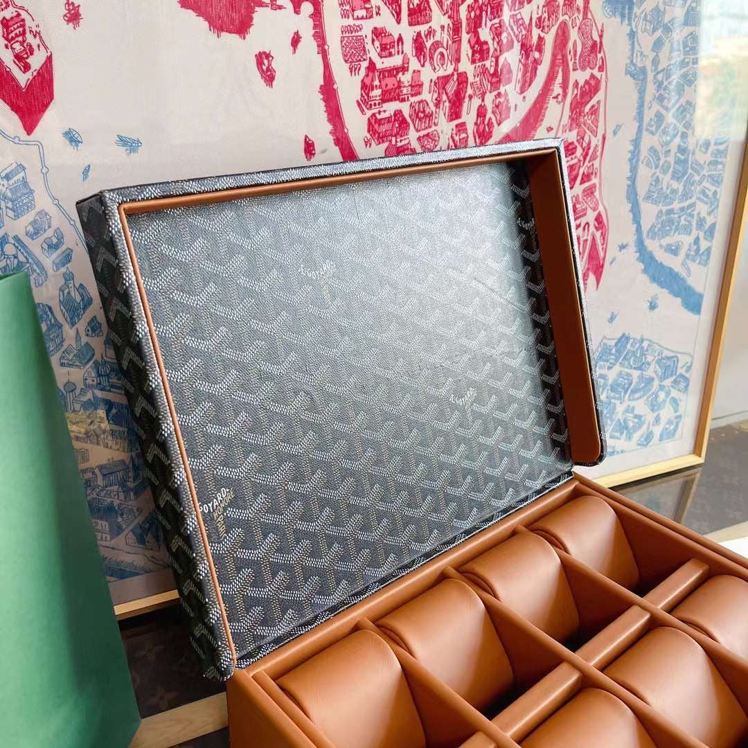 CUSTOM GOYARD 8 WATCH BOX