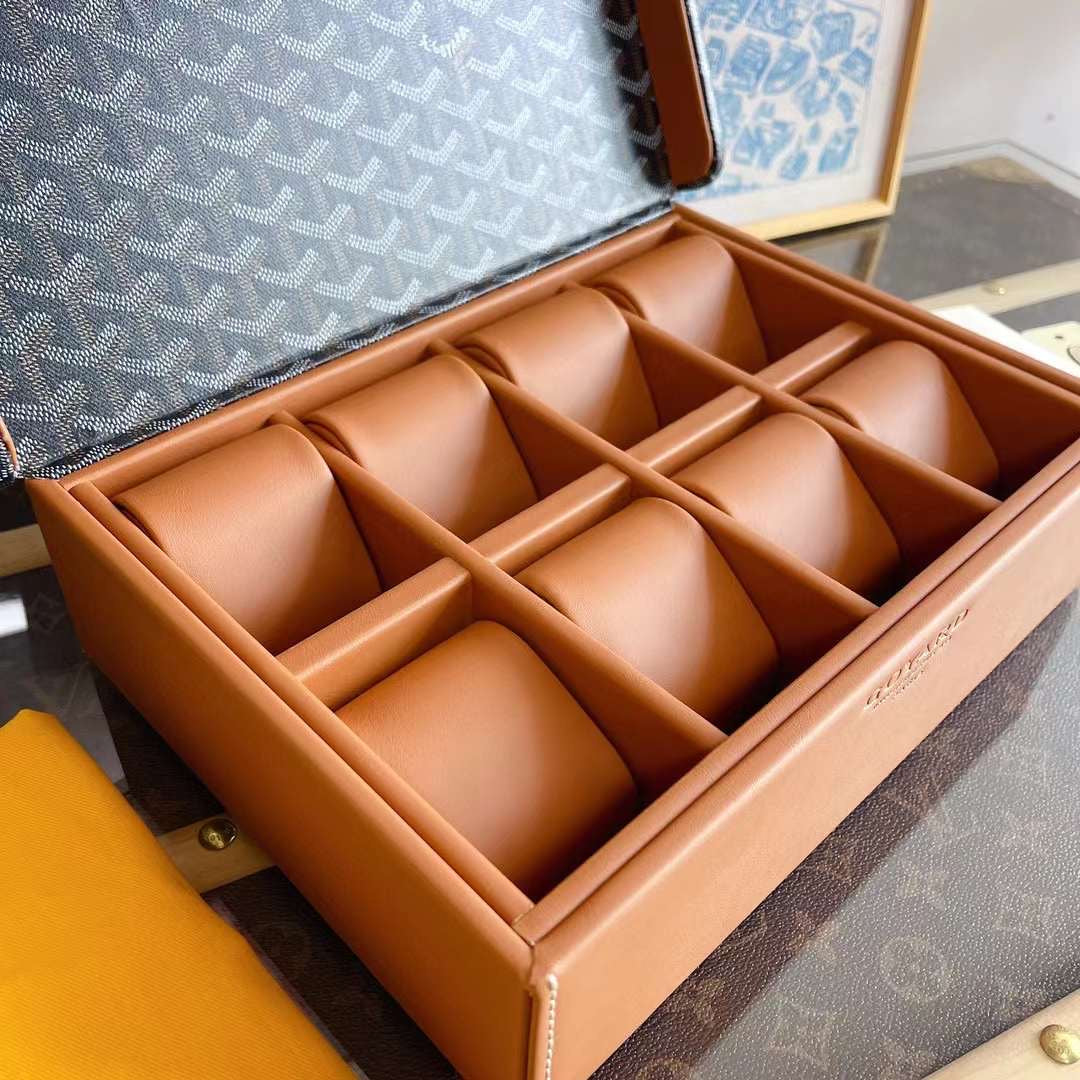 CUSTOM GOYARD 8 WATCH BOX