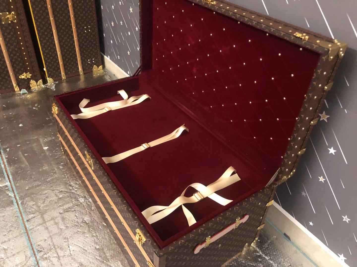 CUSTOM LV BROWN TRUNK