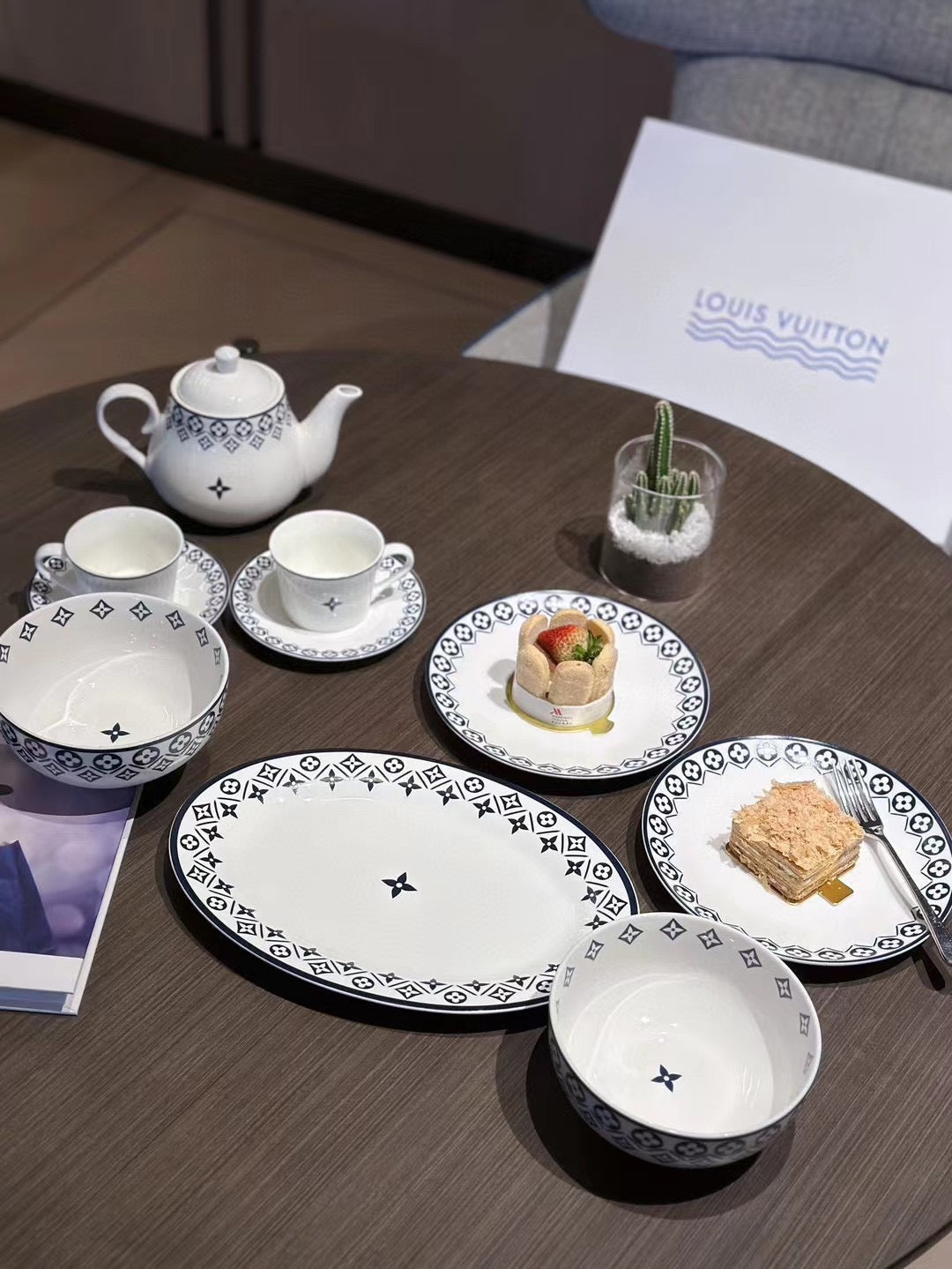 CUSTOM LV TEA TIME TABLEWARE SET