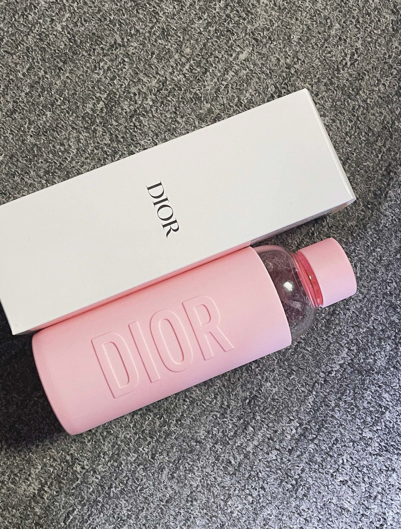 CHRISTIAN PINK WATER BOTTLE