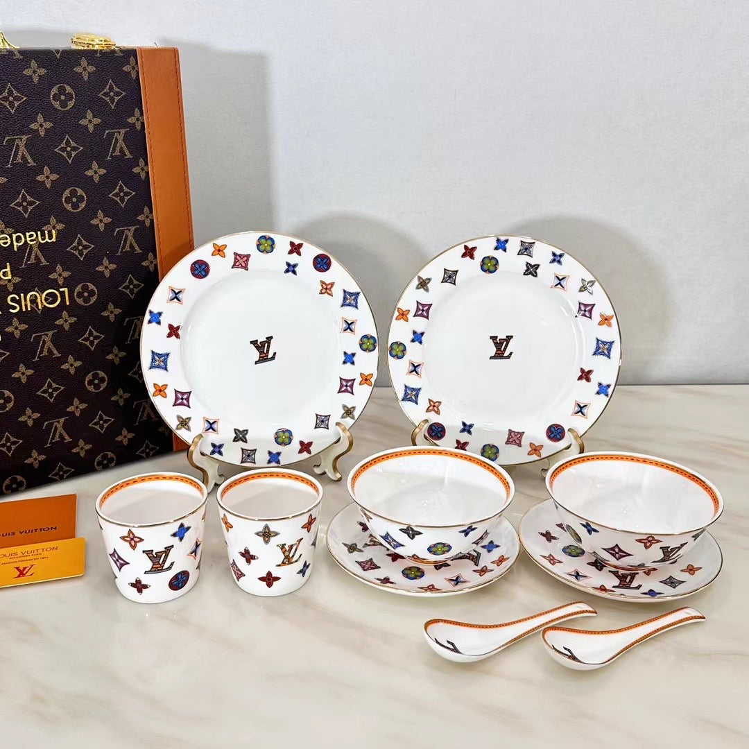 CUSTOM LV DINING TABLEWARE SET