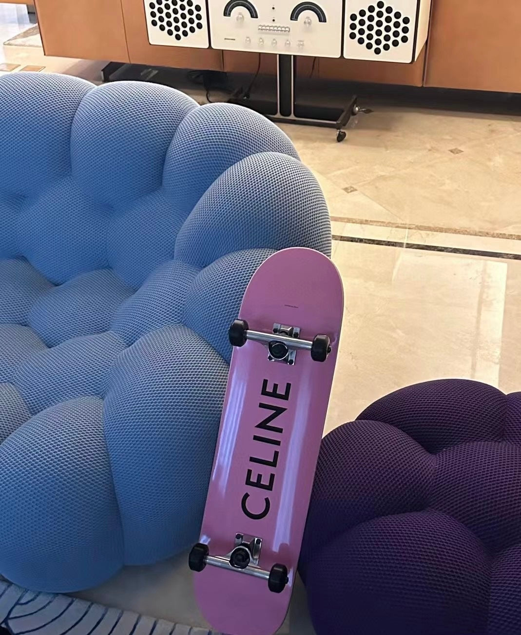 CELINE BLACK PINK SKATEBOARD