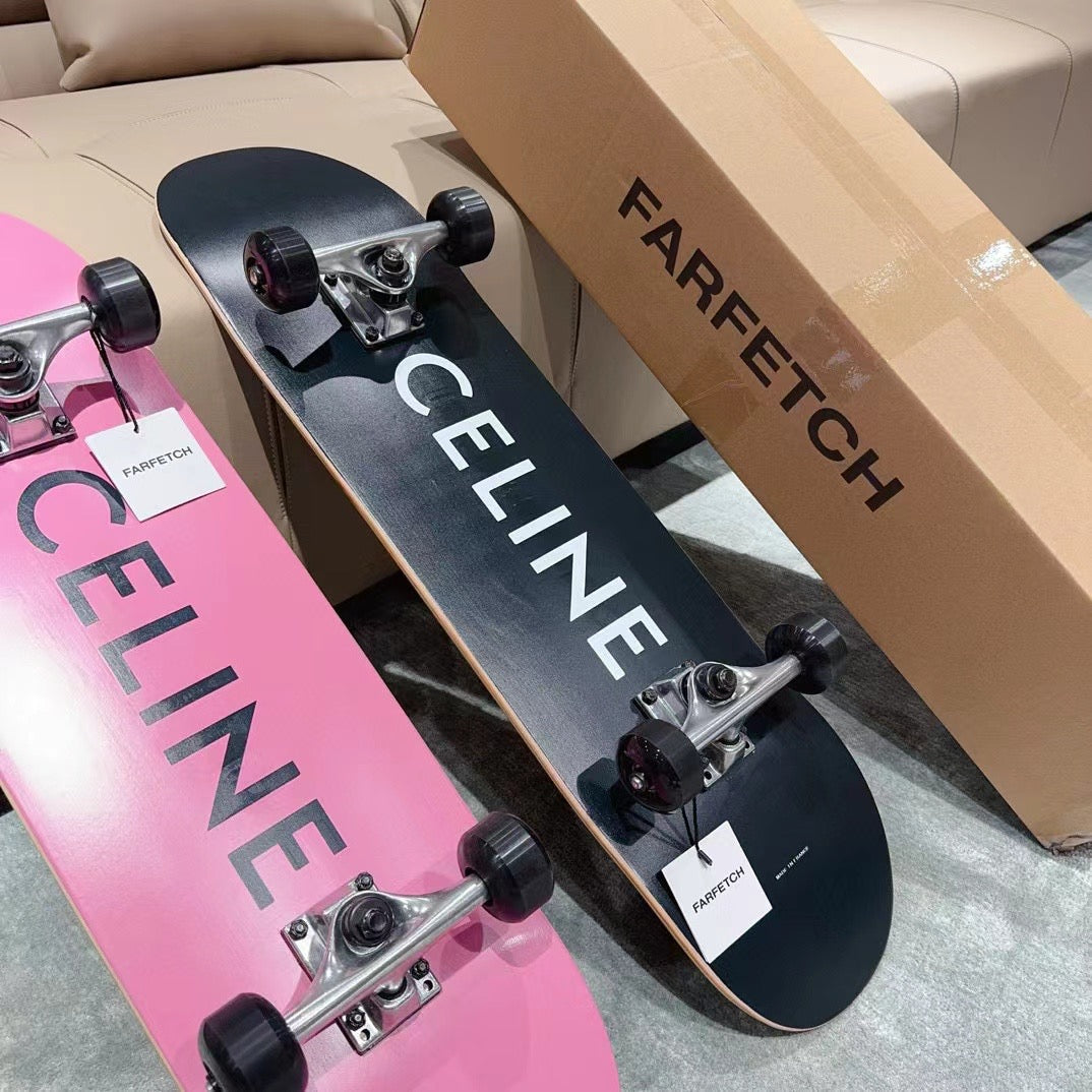 CELINE BLACK PINK SKATEBOARD