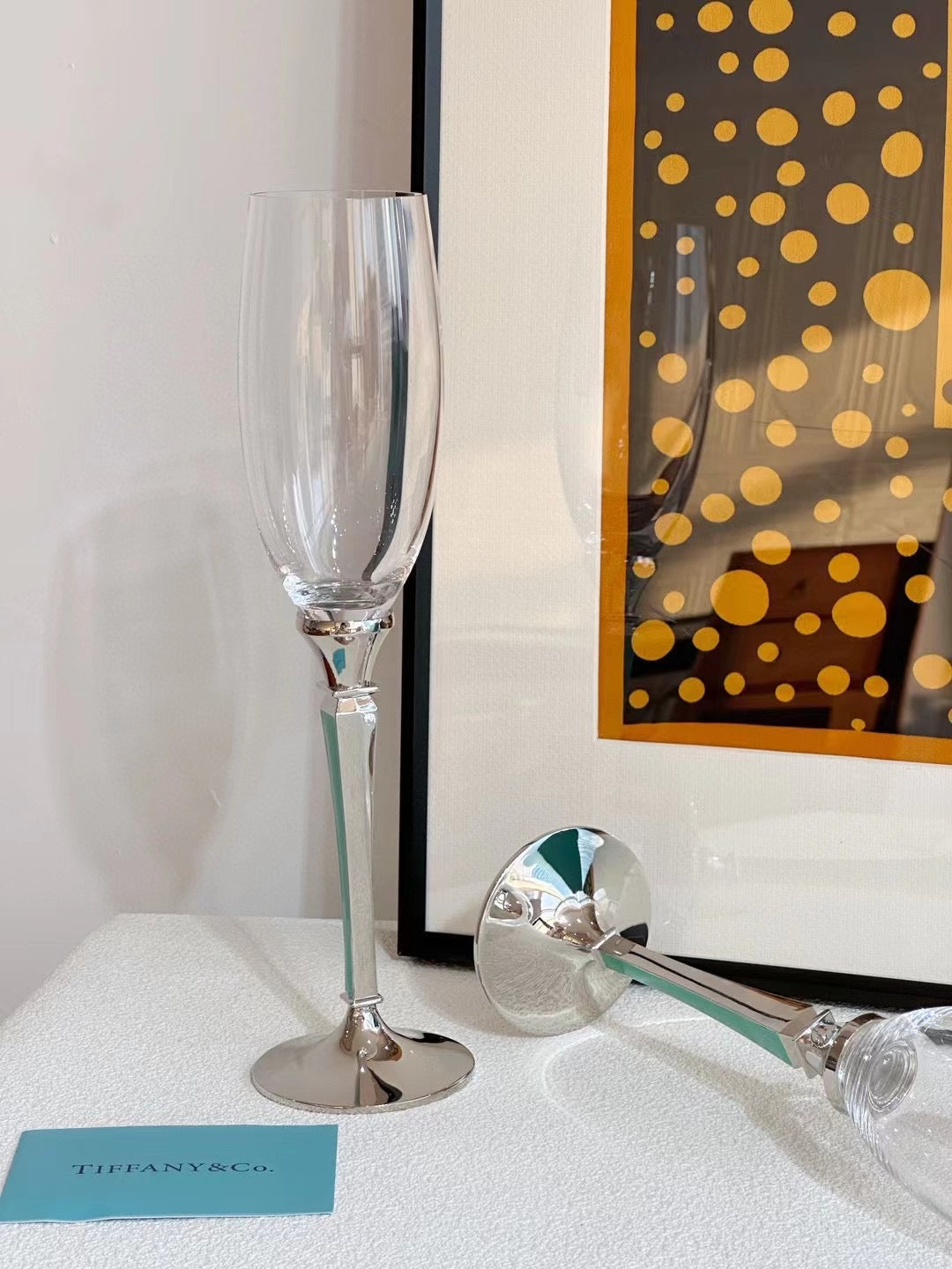 TIFFANY CHAMPAGNE GLASSWARE SET