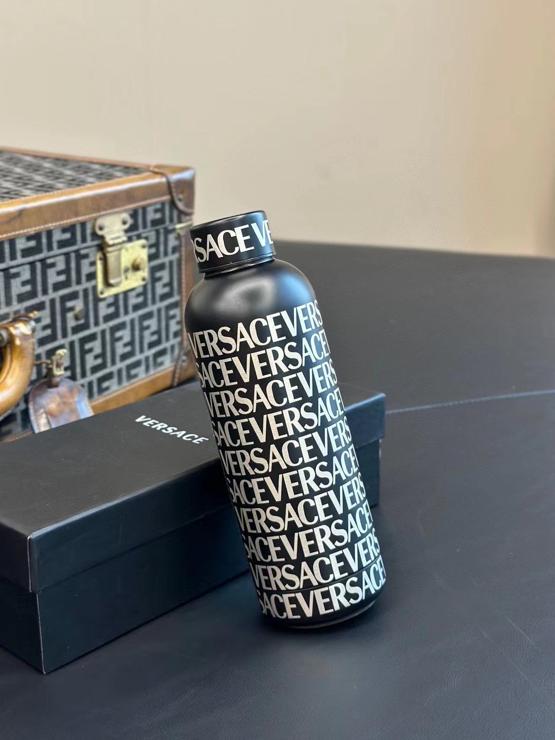 VERSACE MONOGRAM STEEL BOTTLE