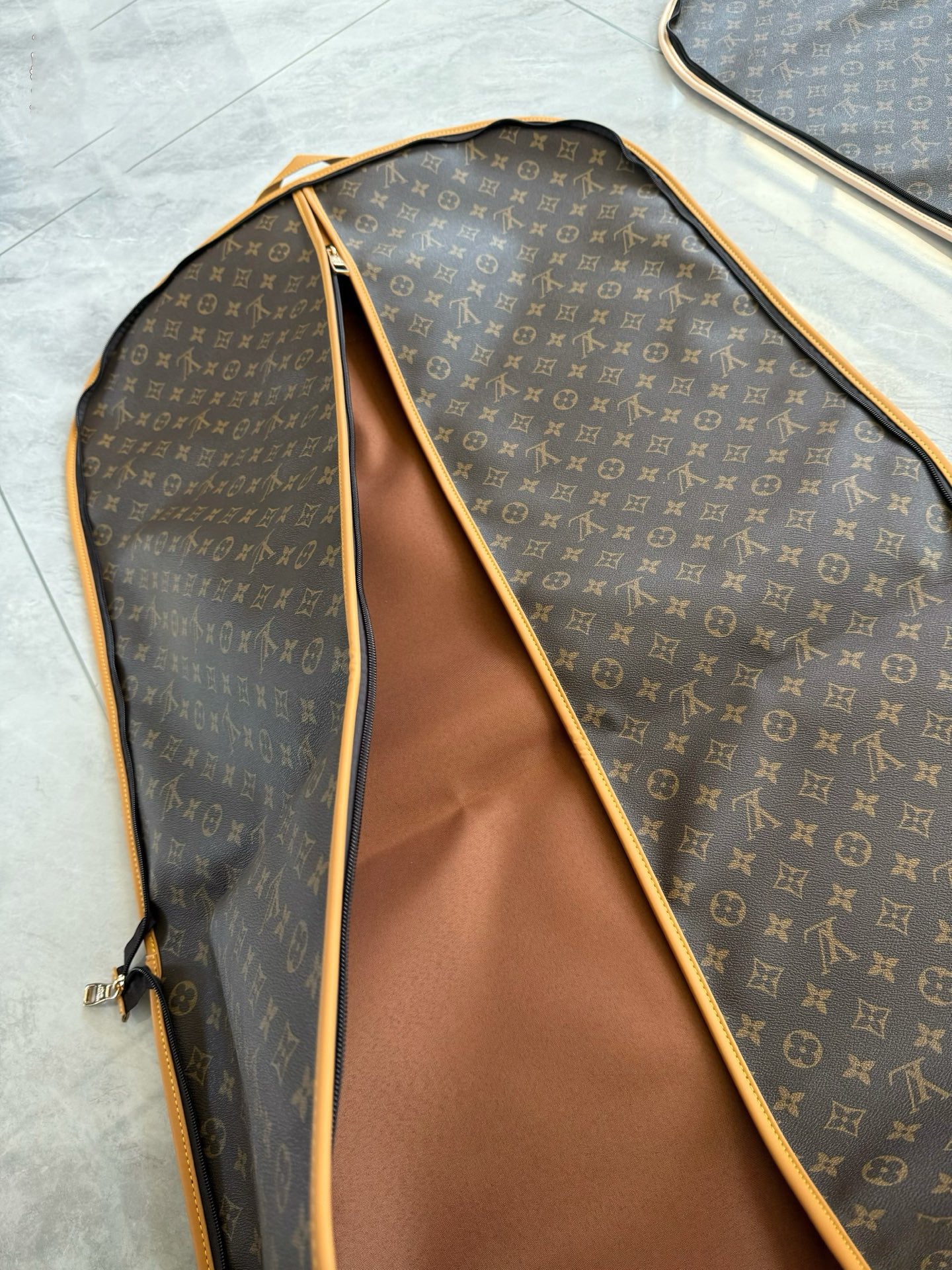 CUSTOM LV GARMENT BAG