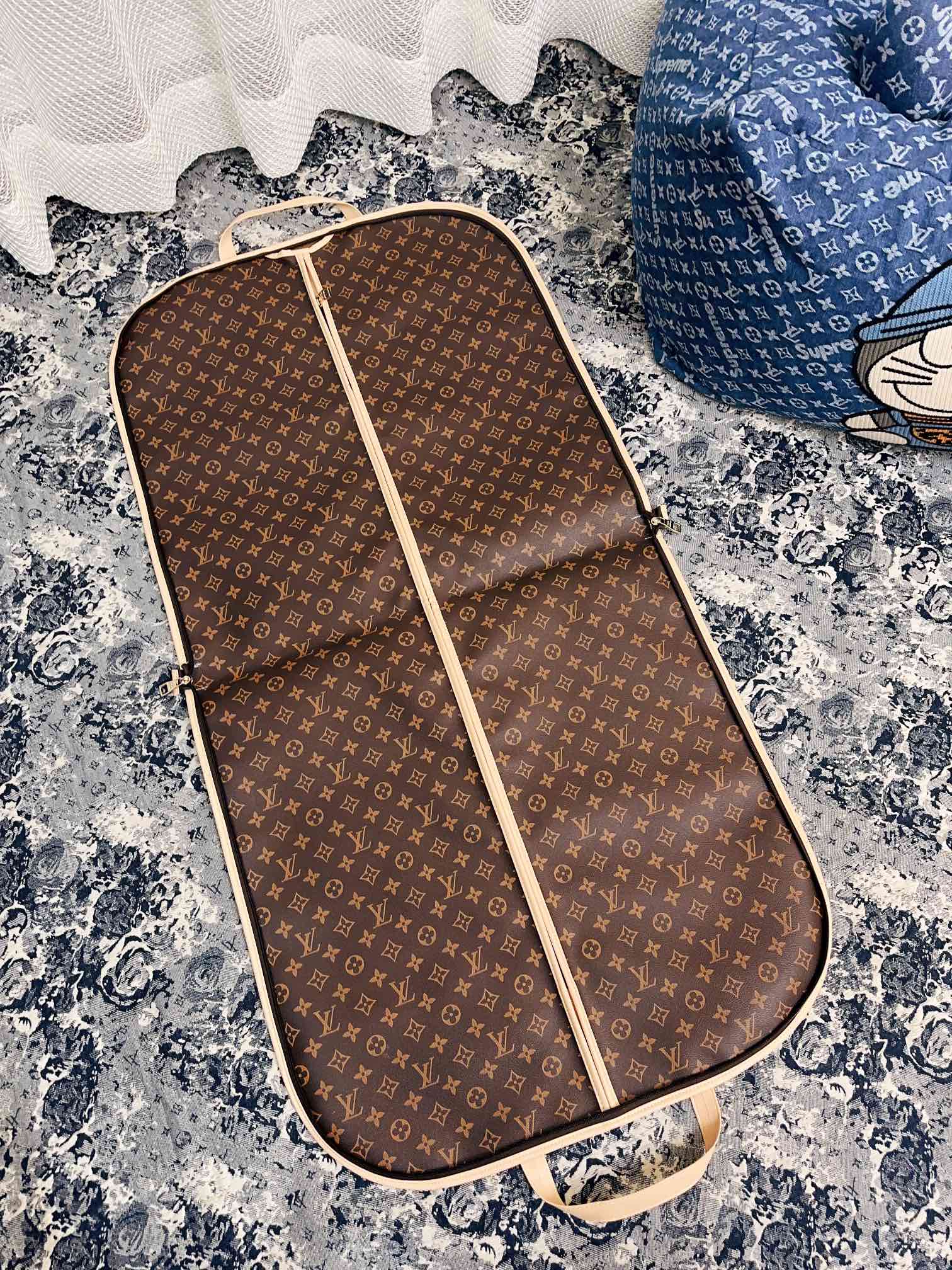 CUSTOM LV GARMENT BAG