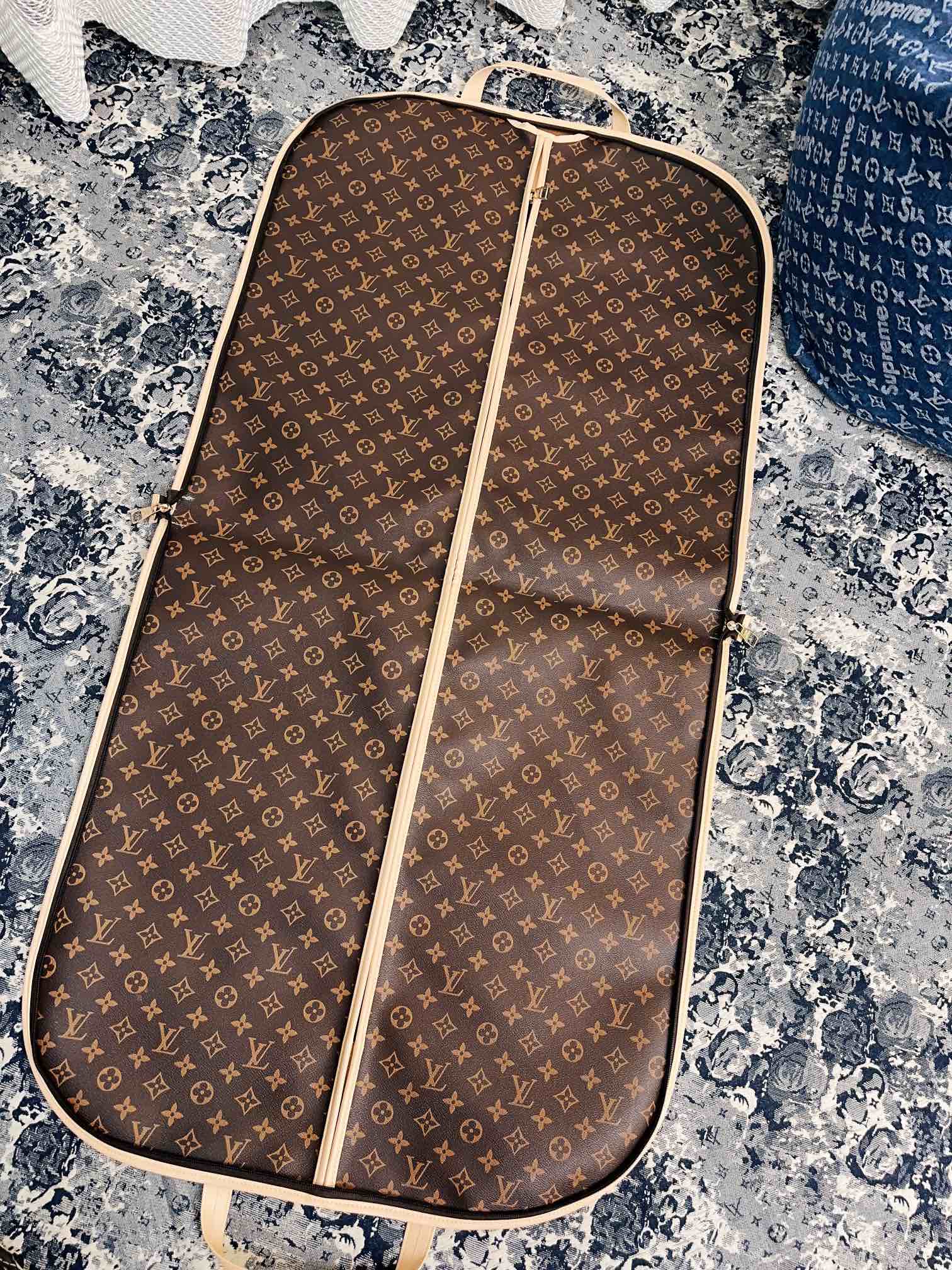 CUSTOM LV GARMENT BAG