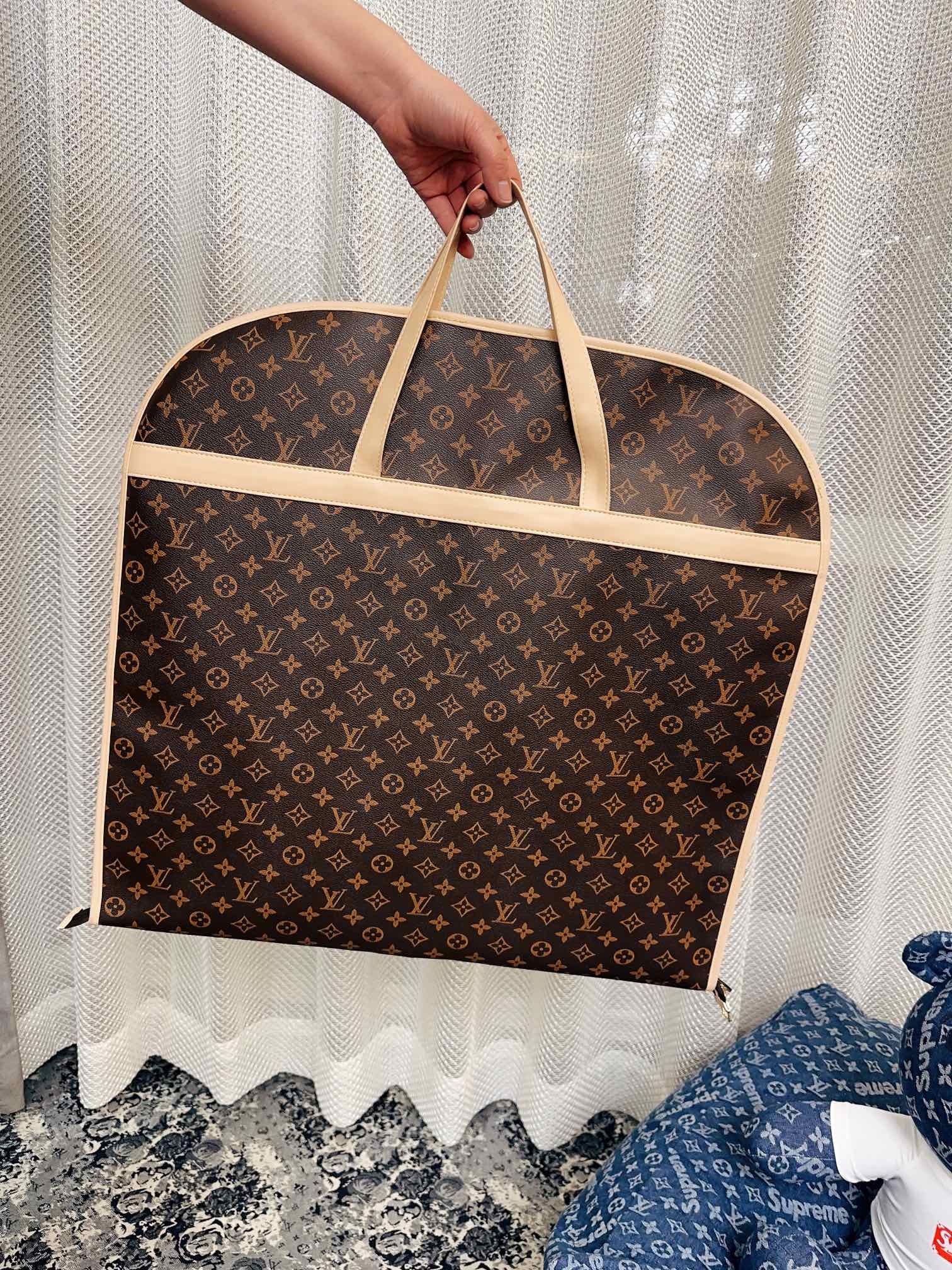 CUSTOM LV GARMENT BAG