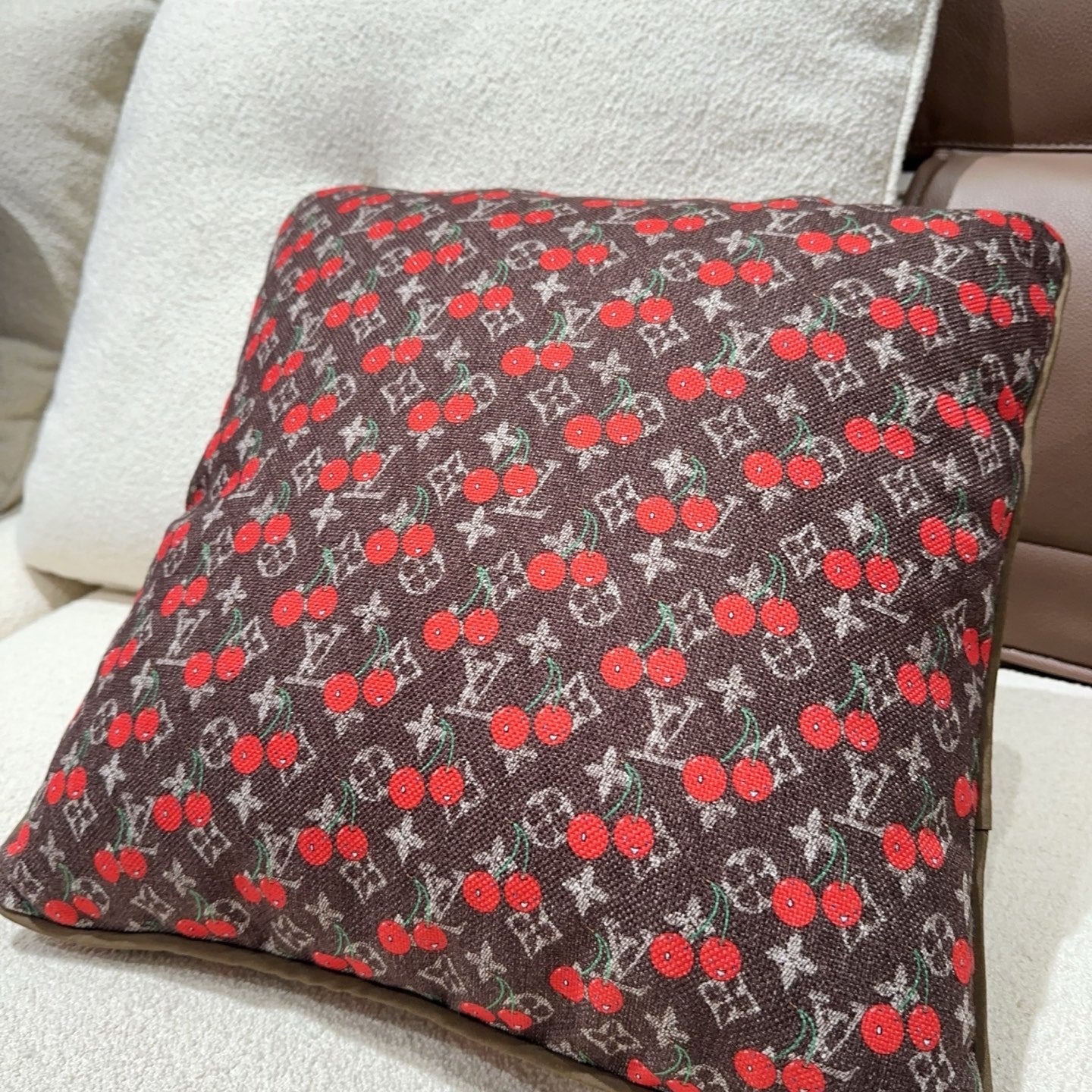 LV CHERRY PILLOW 2.0